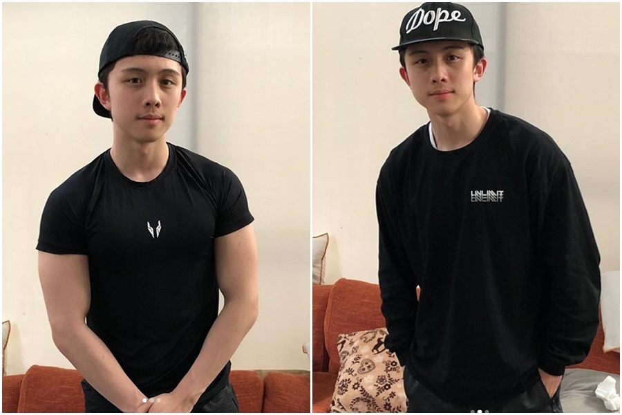 孫安佐昨（29日）再度接下業配，這次是和運動潮牌服飾合作。（翻攝自孫安佐IG）