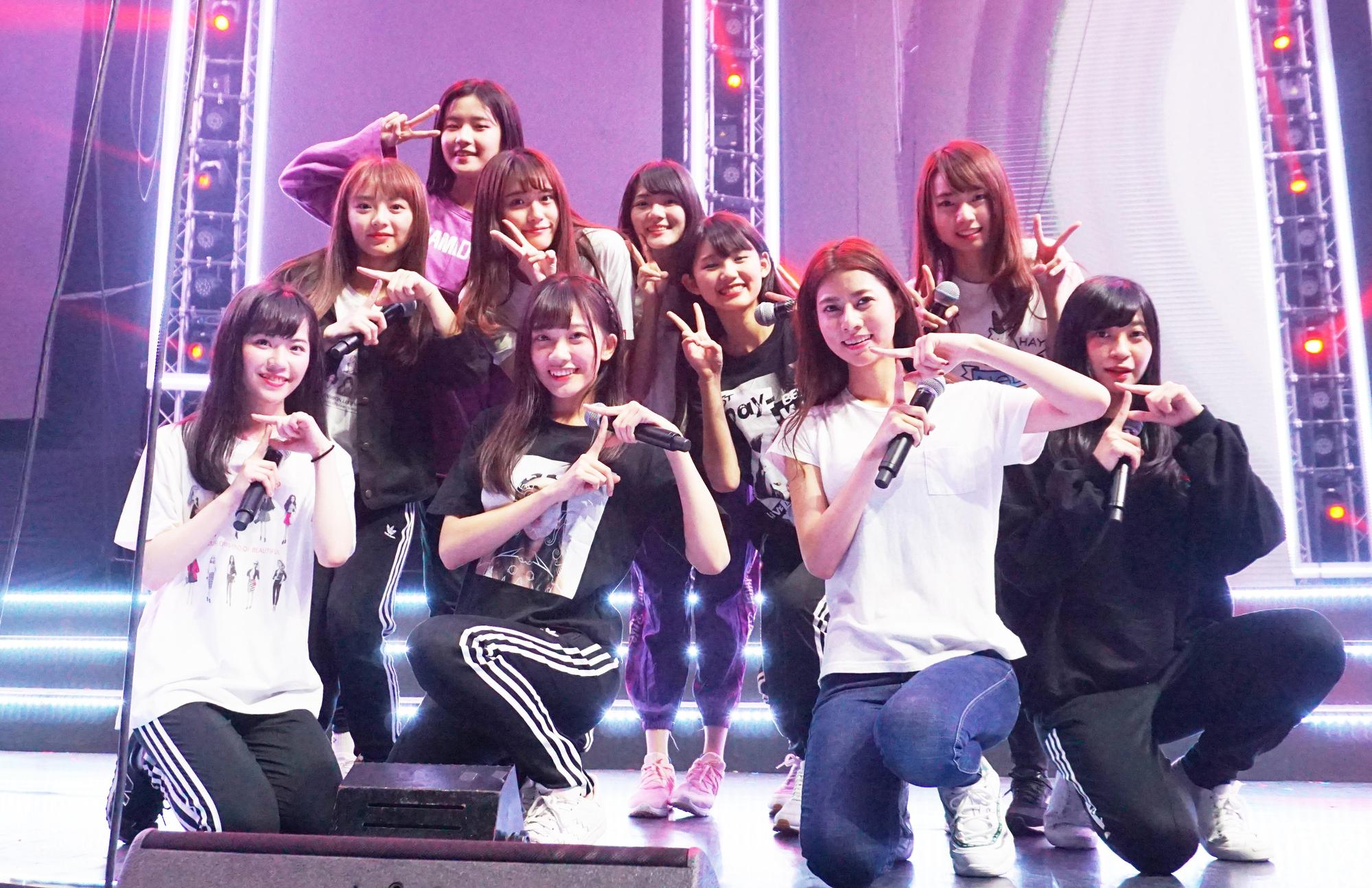為了超級盛典,AKB48 TEAM TP派出10位團員出征。(好言娛樂提供)