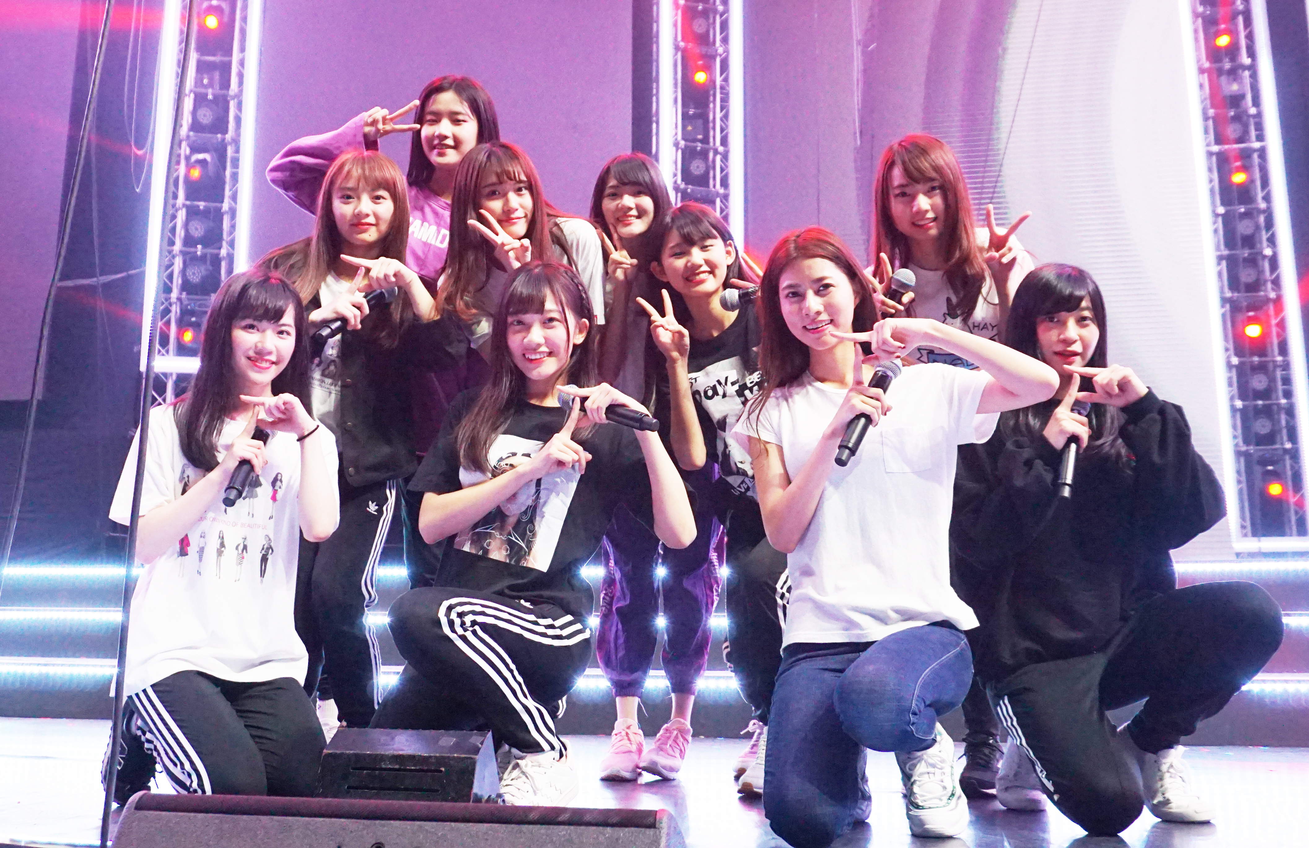 為了超級盛典，AKB48 TEAM TP派出10位團員出征。（好言娛樂提供）