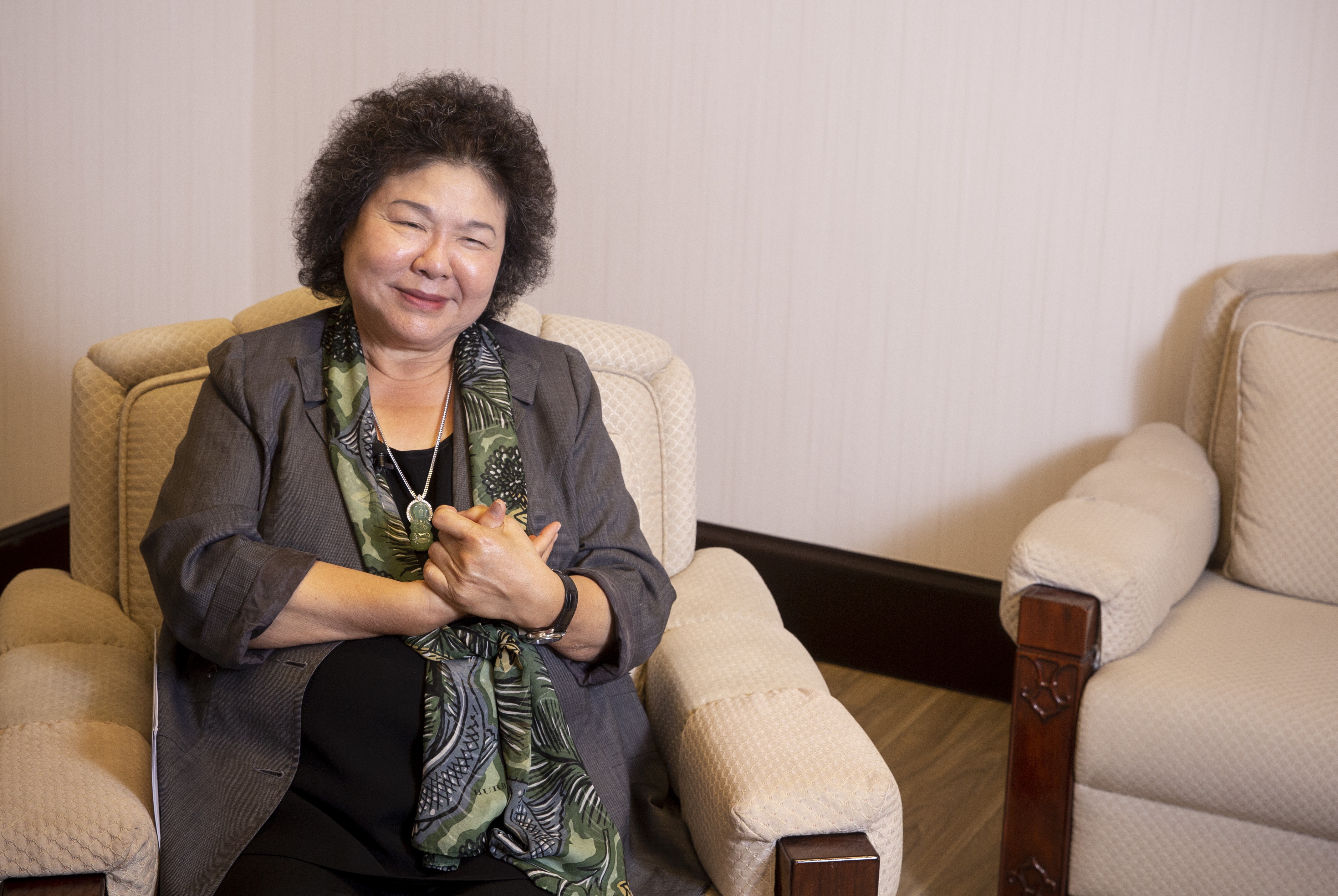 陳菊較前年11月在高雄市長任內申報的存款足足減少923萬餘元。