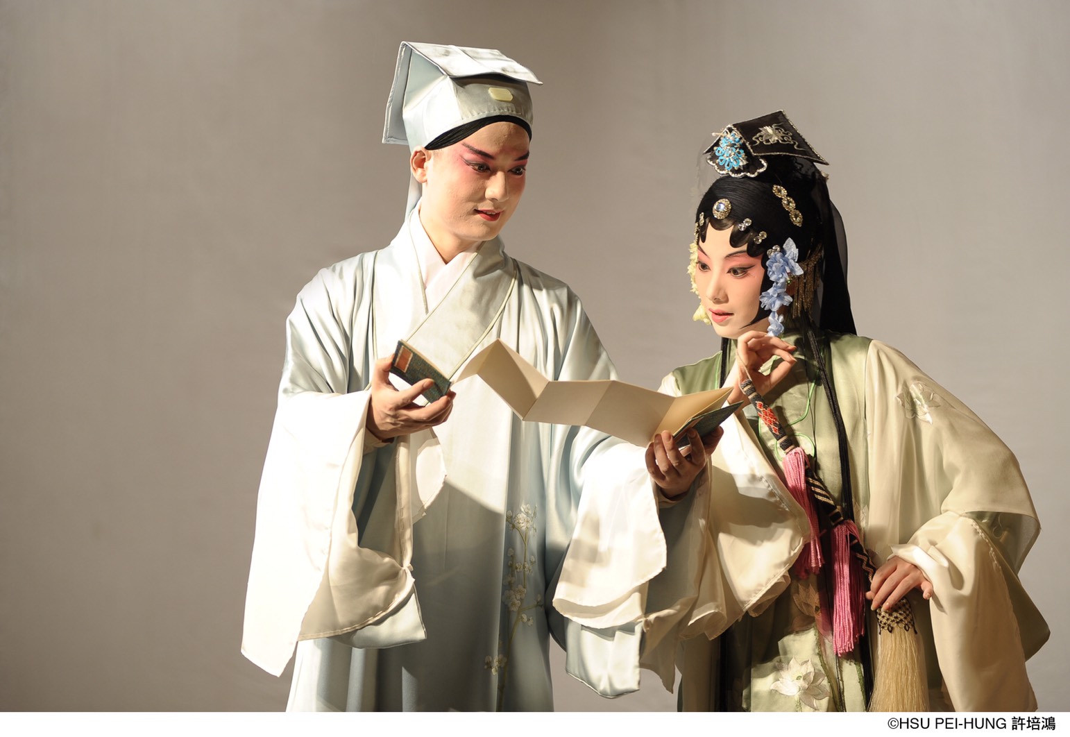 《玉簪記》講書生與道姑佛寺禁戀，白先勇給了「色膽包天」的評價。 許培鴻攝影