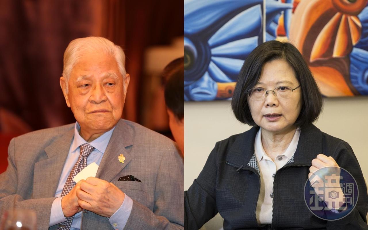 總統蔡英文在12月下旬的某天下午前往北榮探視李登輝。