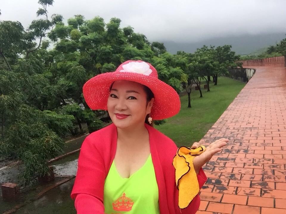 白冰冰新年也工作，2月5日至10日，於台中軟體園區Dali Art藝術廣場有演出。（翻攝自白冰冰臉書）