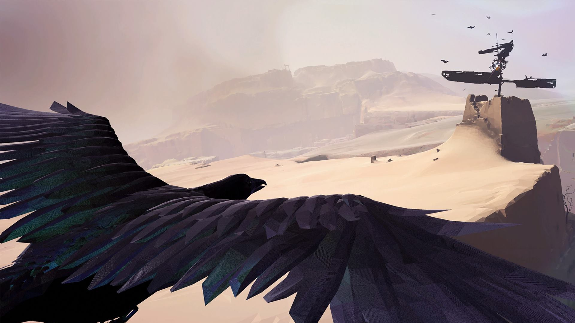 幻化作烏鴉，翱翔於天際！