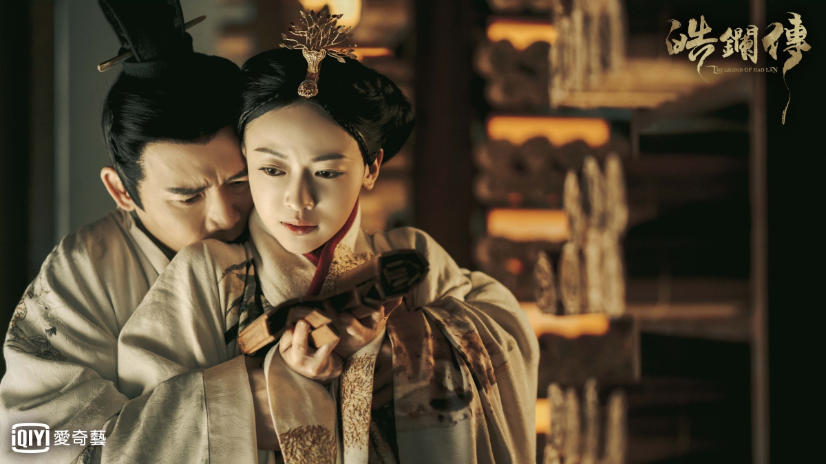 聶遠與吳謹言的《皓鑭傳》雖然聲勢不如《延禧攻略》，仍吸引不少戲迷追劇。（愛奇藝台灣站提供）