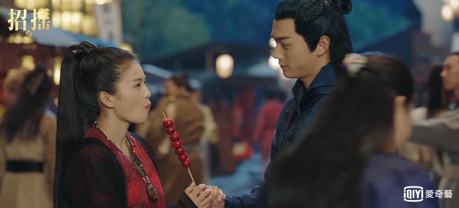 許凱在《招搖》飾演魔王之子，與白鹿譜出一段虐戀。（愛奇藝台灣站提供）