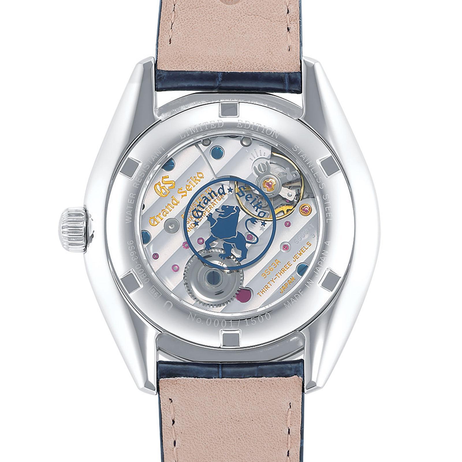 時隔8年後，Grand Seiko推出新一代手上鏈機芯9S63，為小三針加動力儲存功能。
