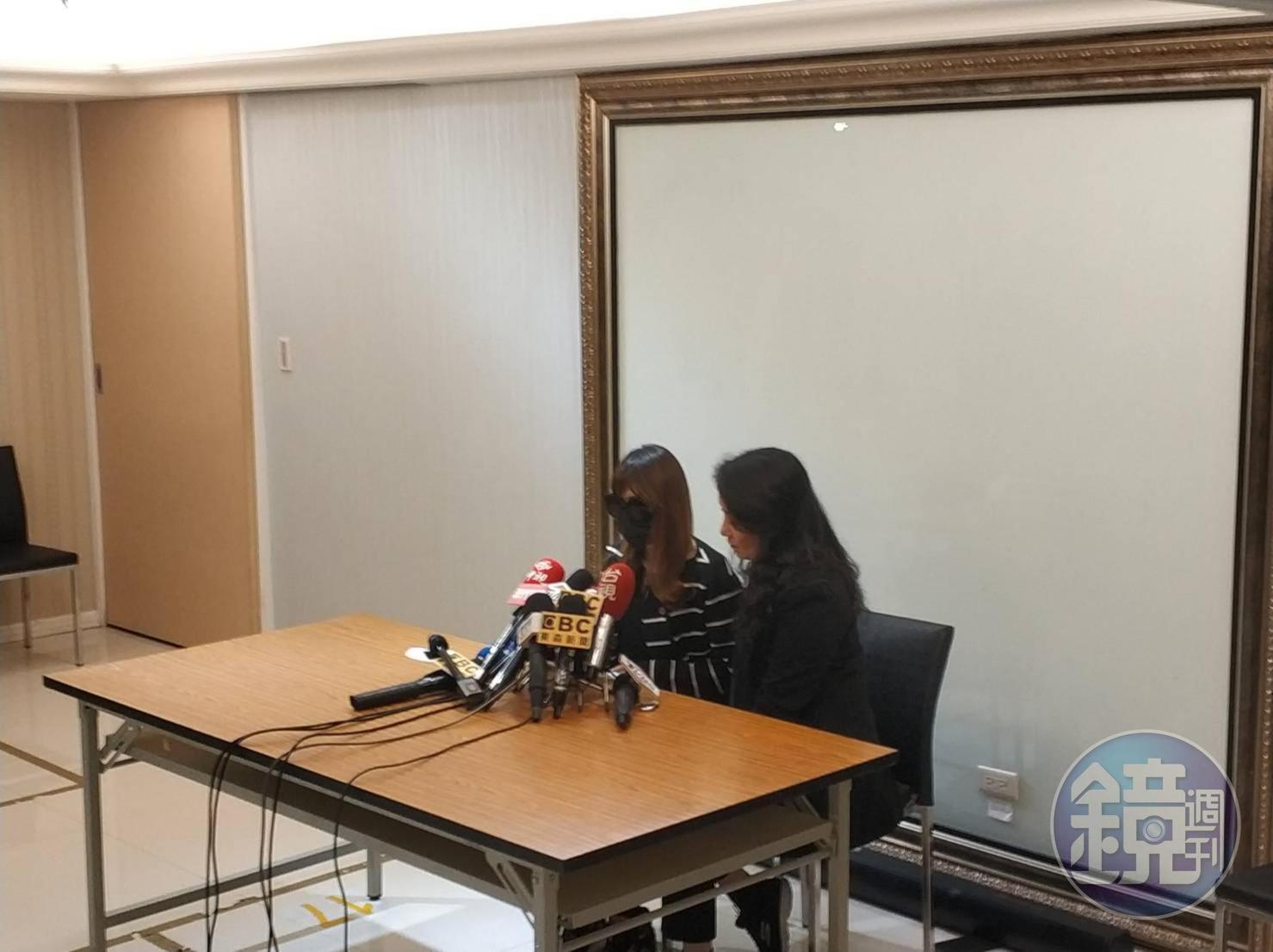 女童生母召開記者會,痛批生父是魔鬼。