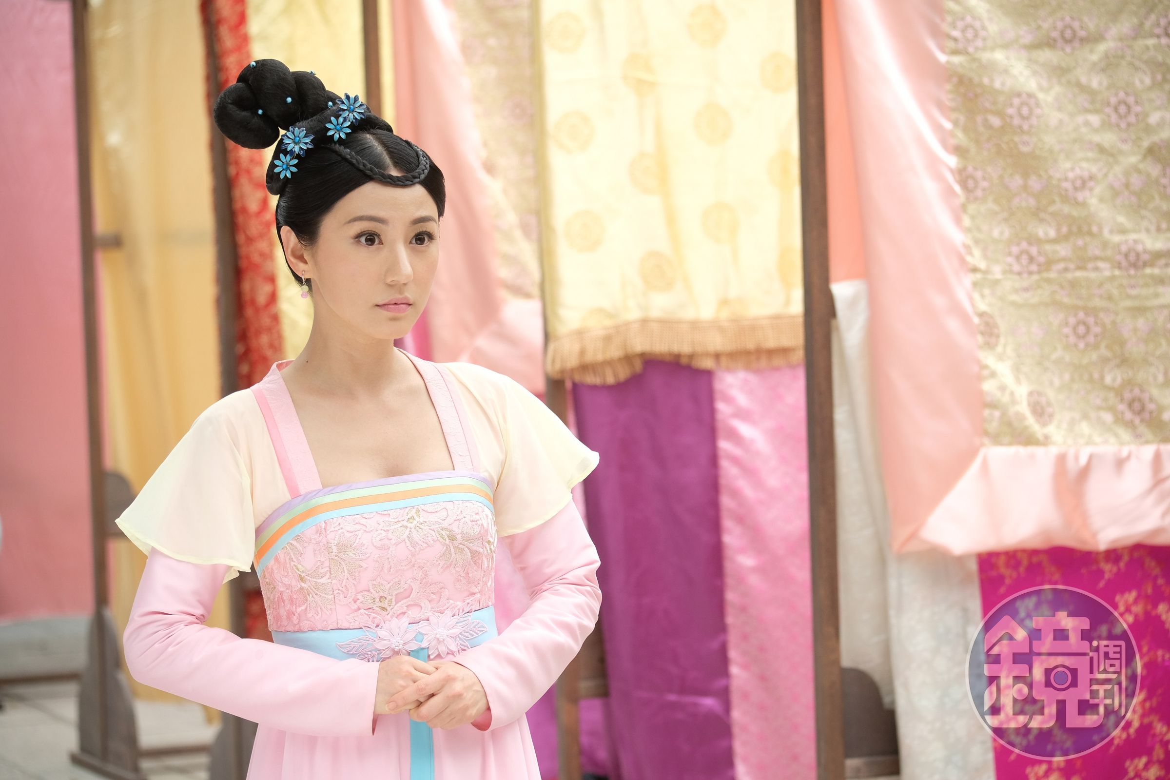 劉心悠演出《宮心計2》全都用廣東話講台詞，相當考驗功力。（八大提供）