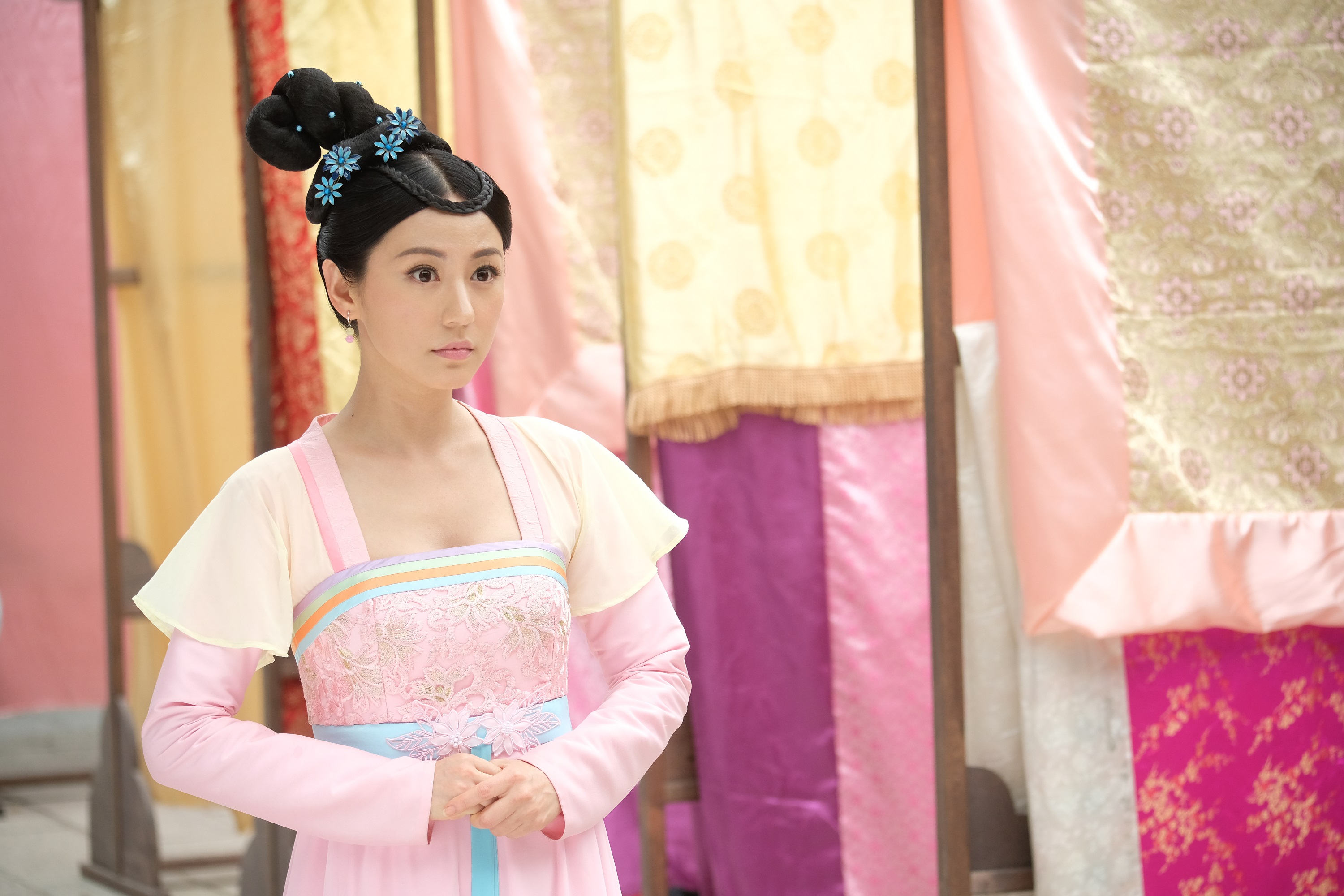 劉心悠演出《宮心計2》全都用廣東話講台詞，相當考驗功力。（八大提供）