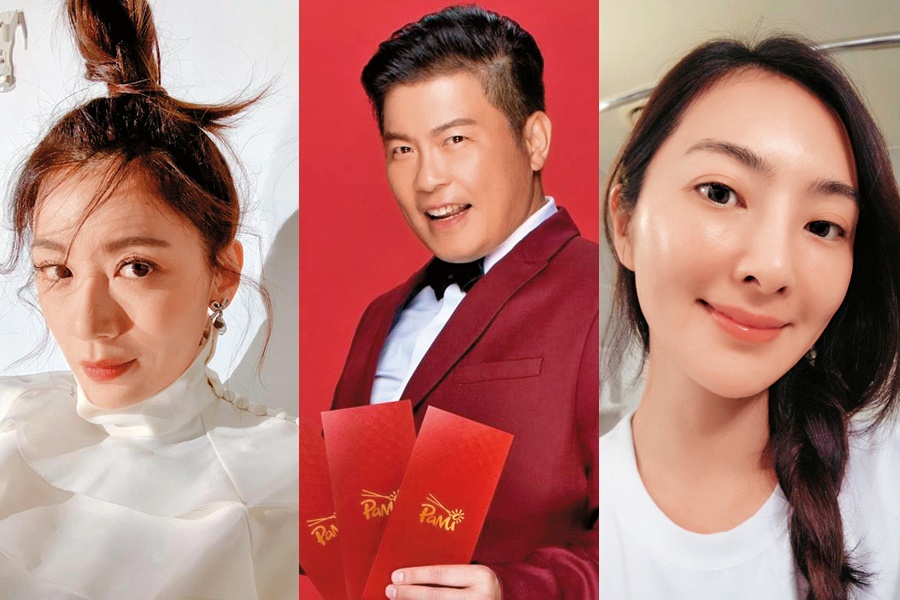 曾國城、賈靜雯和吳速玲近幾年都搶攻速食麵市場。（翻攝曾國城、賈靜雯和吳速玲臉書）