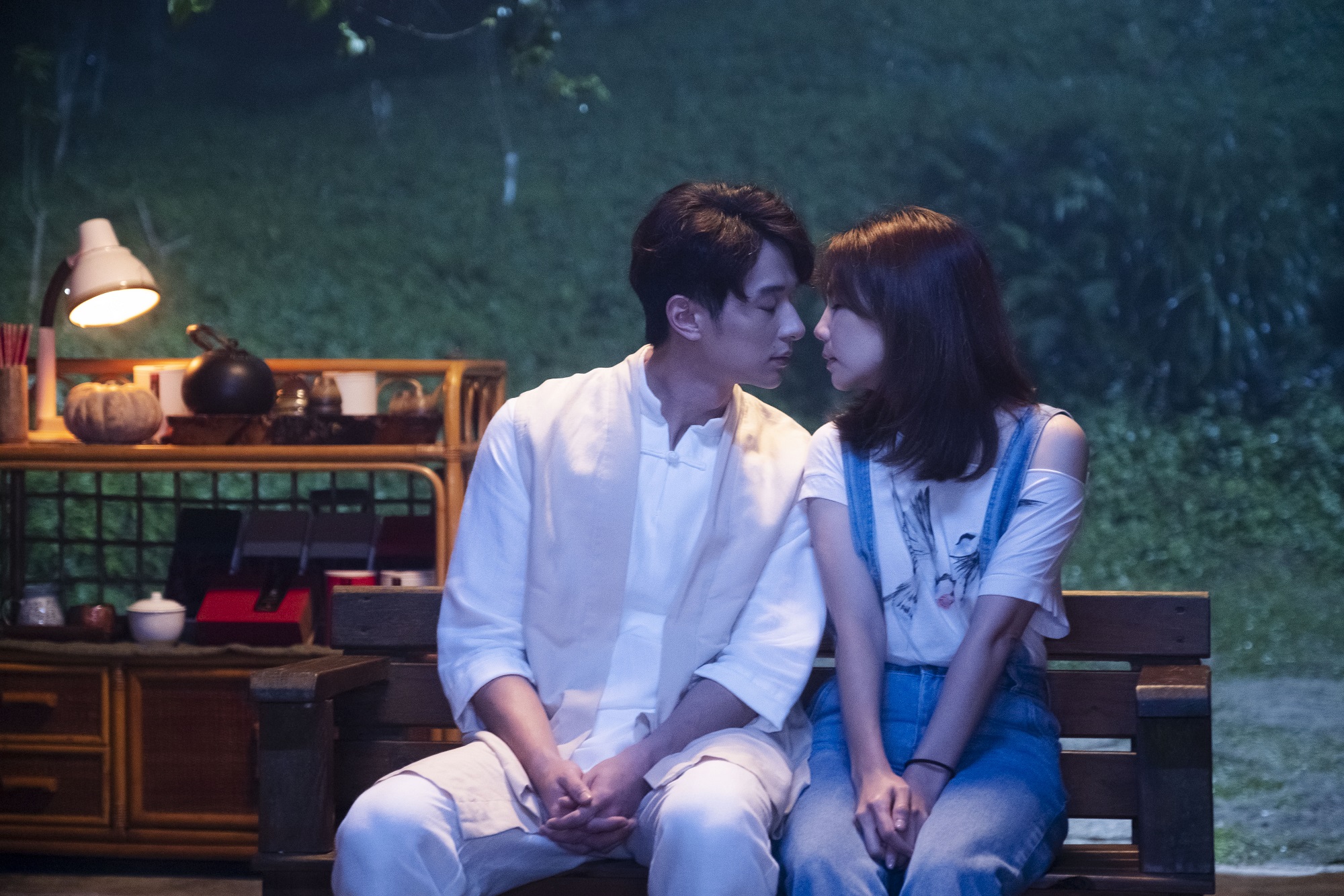  Ella跟張軒睿在戲中搞笑，也有甜蜜。（好孩子國際娛樂提供）