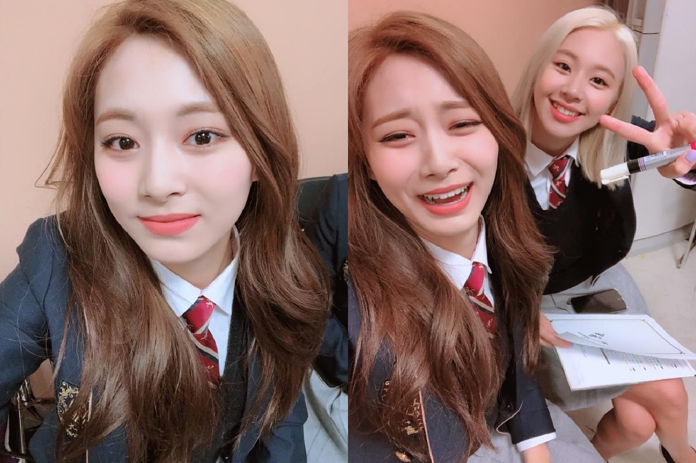 TWICE子瑜和彩瑛高中畢業啦！（翻攝自TWICE IG）