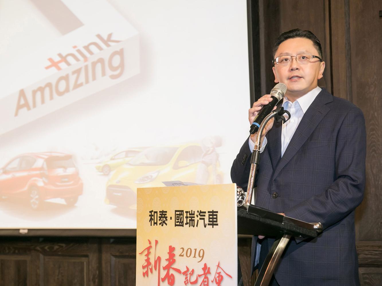 和泰汽車總經理蘇純興表示：2018年汽車市場總市場登錄台數43.5萬台，較前年略為下滑。