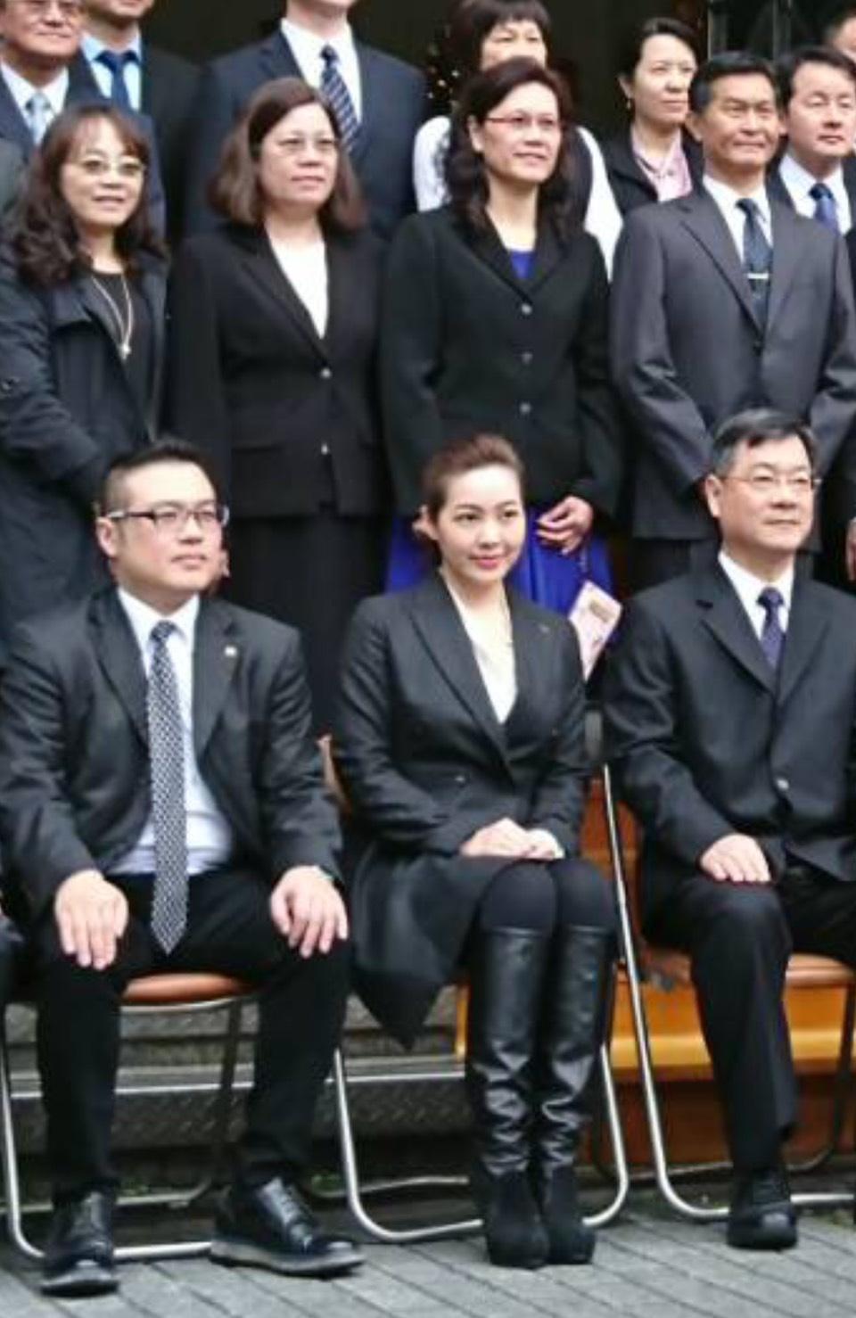 微風集團千金廖曉喬到場觀禮。（刑事局提供）