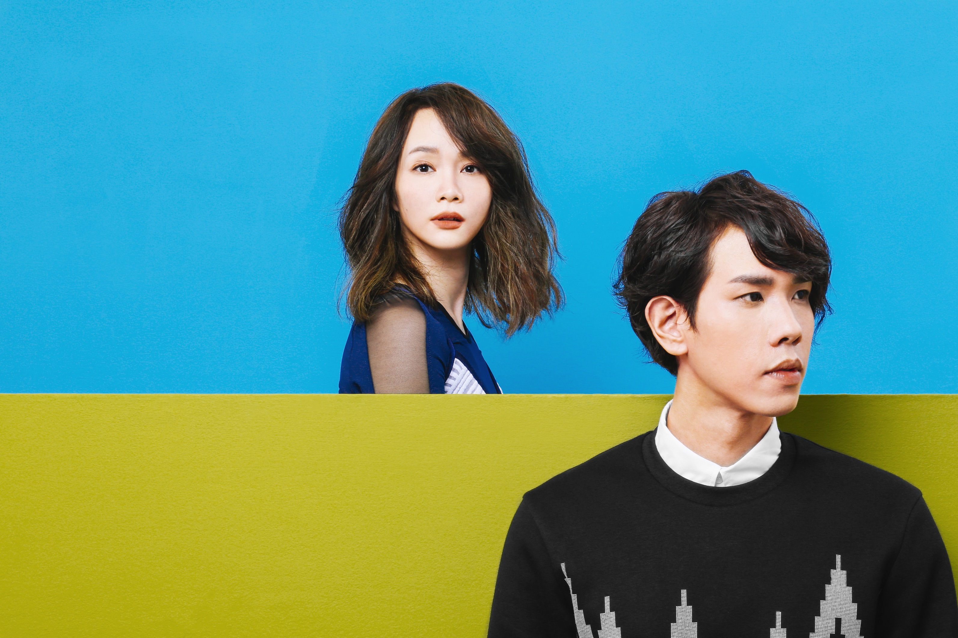 由利得彙（點點）和沈志方組成的慢慢說將推新專輯。（雅慕斯娛樂提供）