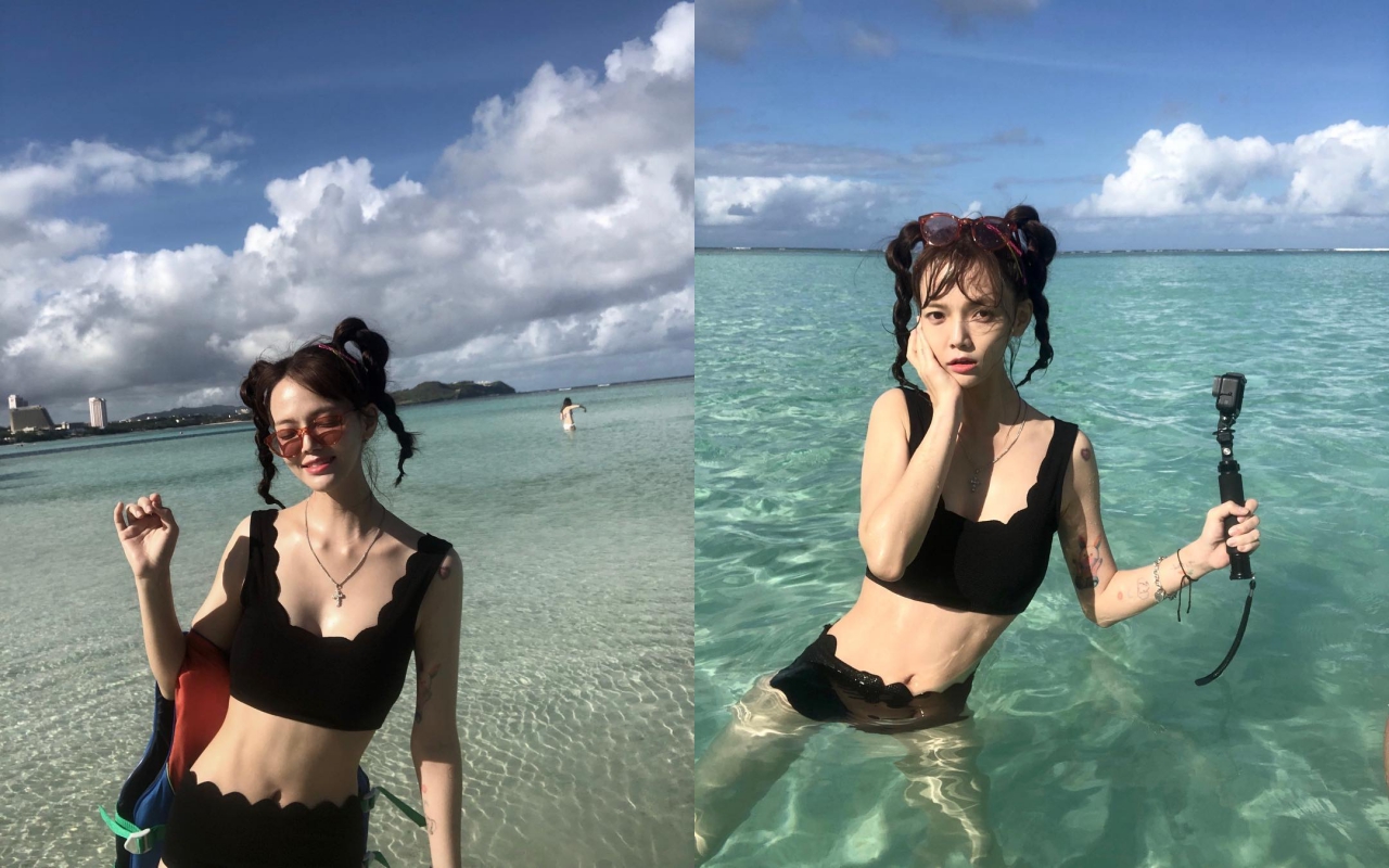 AOA智珉常在IG上秀身材。(翻攝智珉IG)