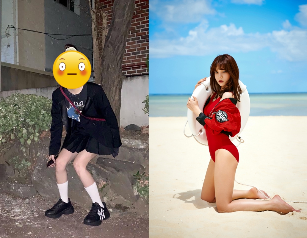 AOA智珉曝光新照，引起網友討論是不是減肥過度暴瘦。（翻攝智珉IG）