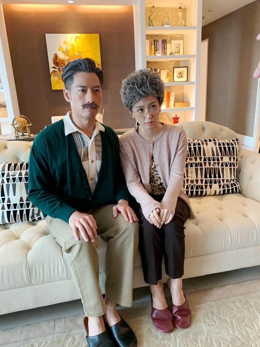 周孝安和周曉涵的老妝模樣挺可愛。（三立提供）