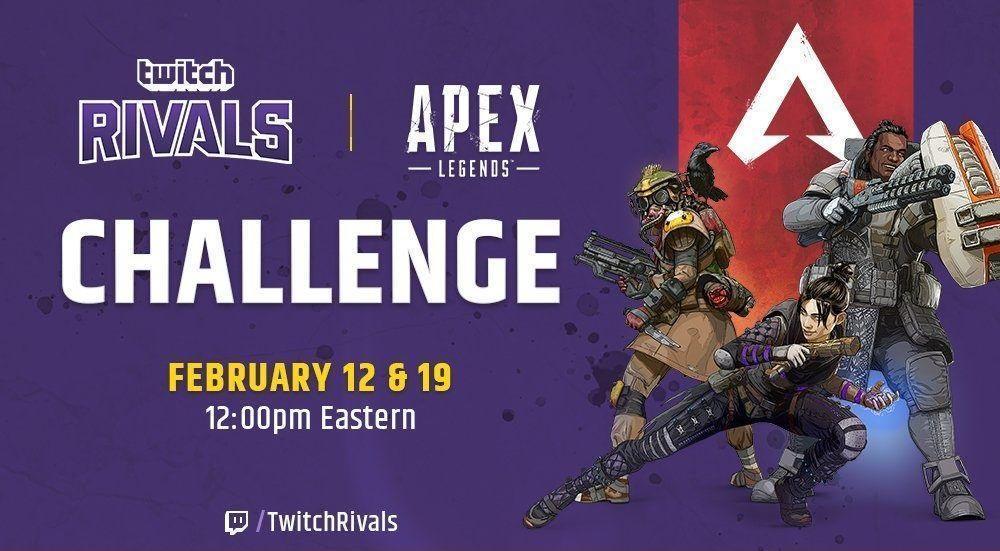《Apex 英雄》與 Twitch 合辦首屆線上邀請賽，獎金合計 20 萬美金。（圖／Twitch）