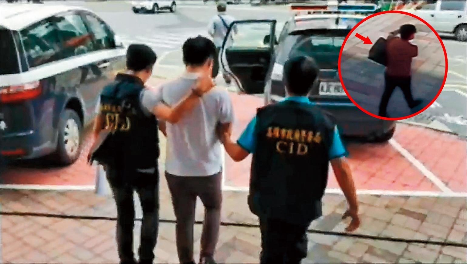 小陳犯案後2週，高雄警方便循線將他逮捕到案。（翻攝畫面）