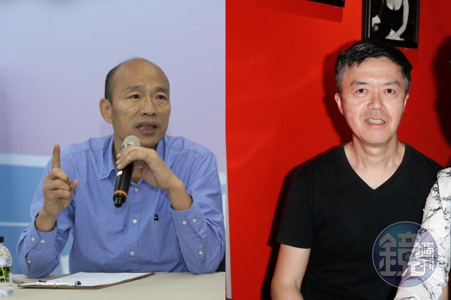 知名音樂人陳樂融（右）批評高雄市觀光政策，整天只看的到市長與名人大使。