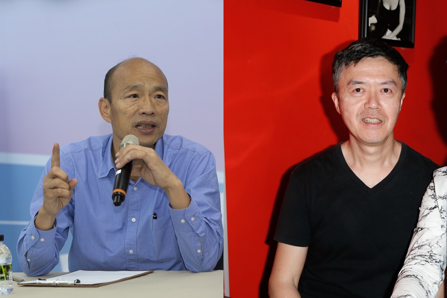 知名音樂人陳樂融（右）批評高雄市觀光政策，整天只看的到市長與名人大使。