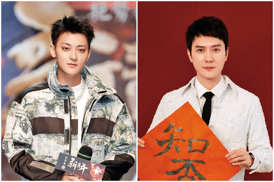 黃子韜和馮紹峰（右）都是愛車人士，掏錢買車都不眨眼。（翻攝黃子韜工作室、馮紹峰微博）