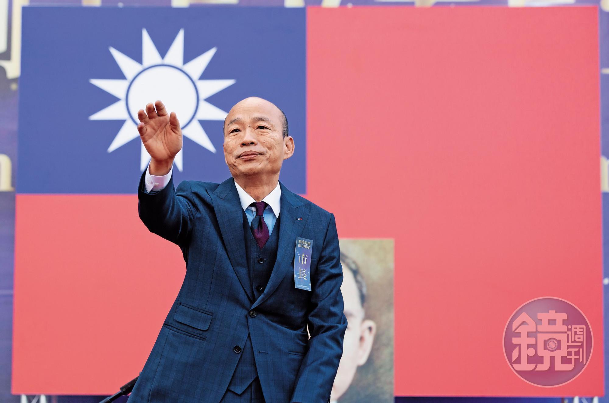 韓國瑜未來2個月之內，將走訪東南亞、中國大陸、美國，整個氣勢與格局，較選戰時期，更有擴大。