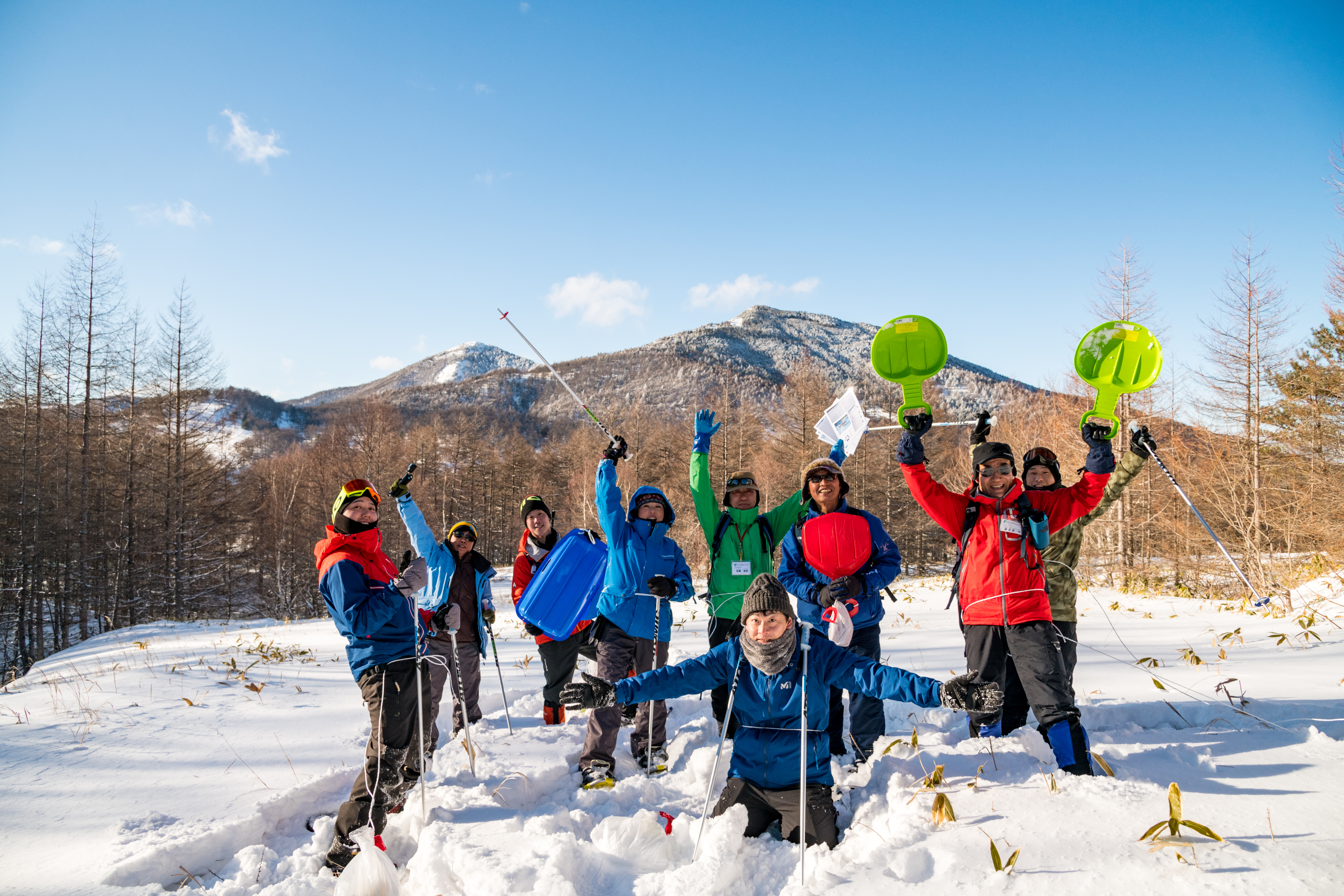 小諸市的淺間2000公園，有滑雪及健行等活動。