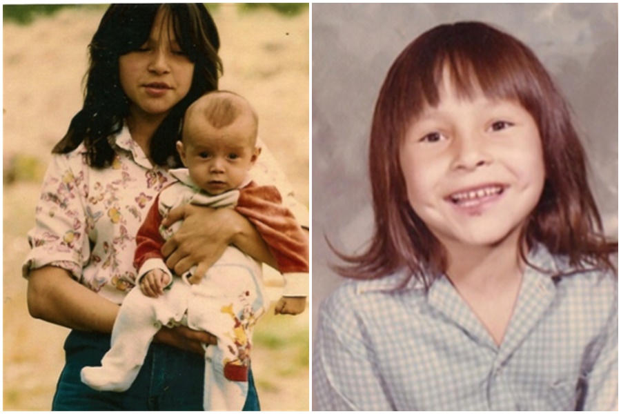 印地安人Phyllis Webstad在6歲時被送進寄宿學校。（orangeshirtday官網）