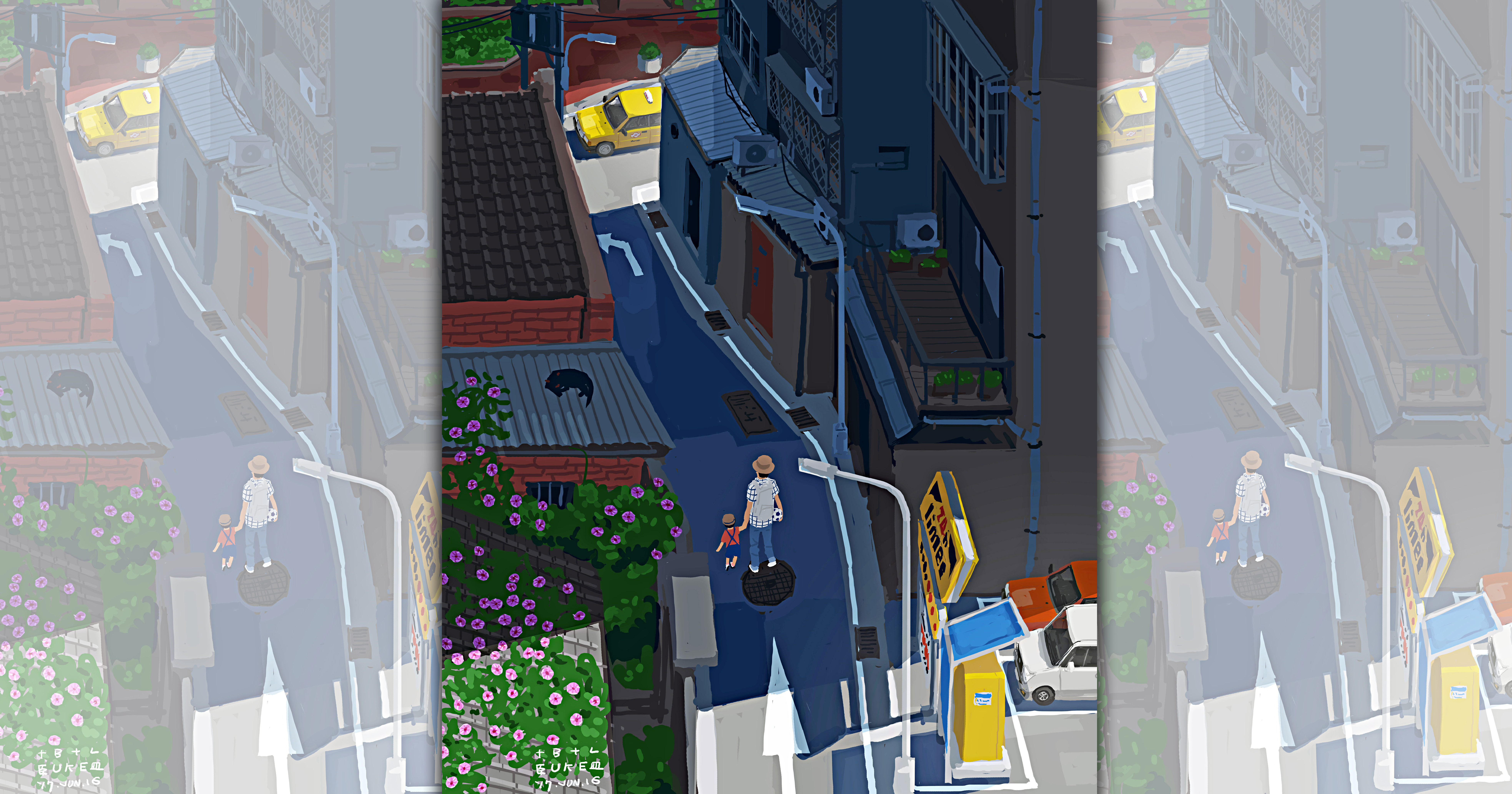 【單親爸爸週記】一起走過的街巷