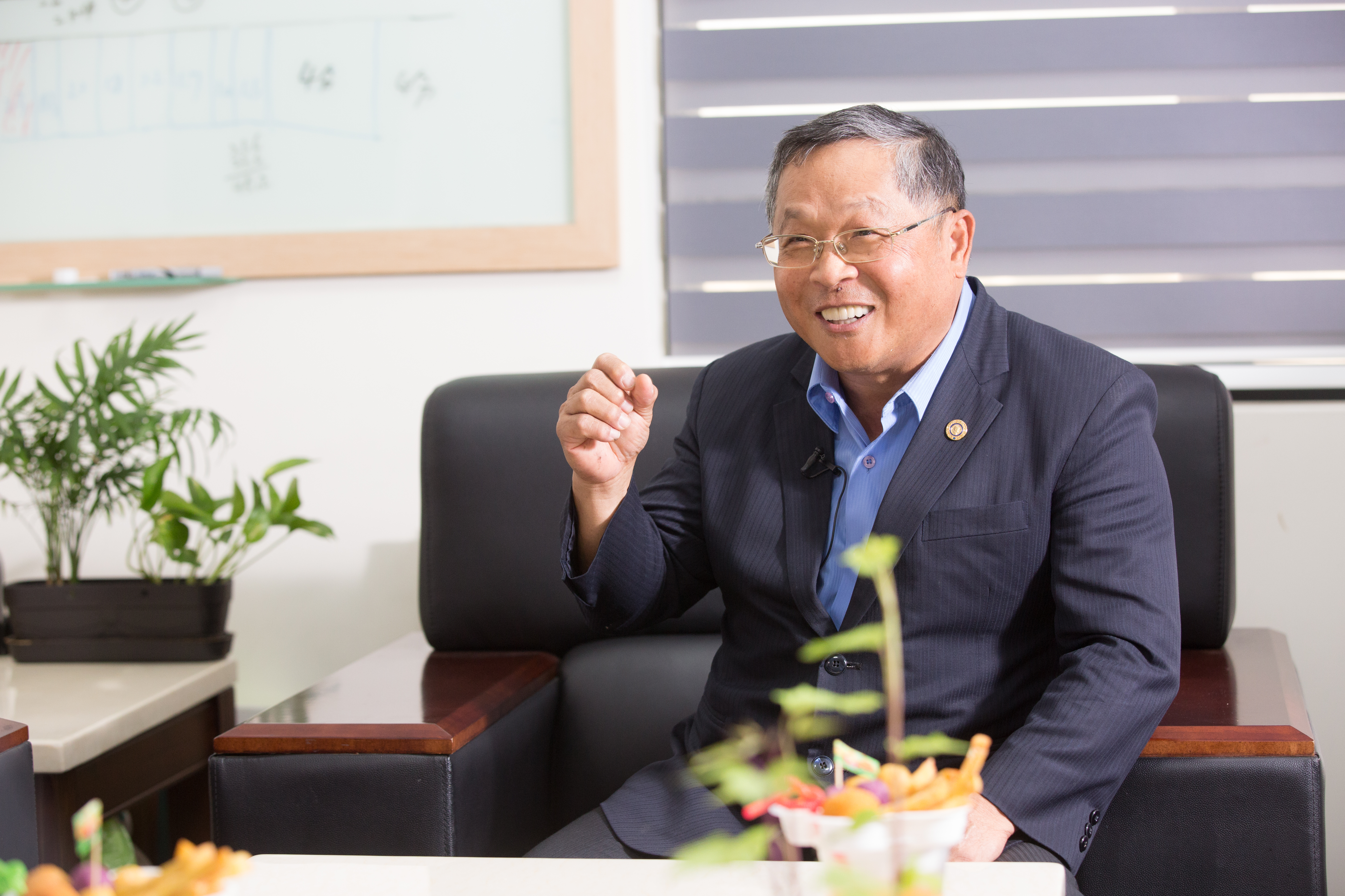 邱木城的大肚與心胸，讓他在甘藷界沒有敵人。