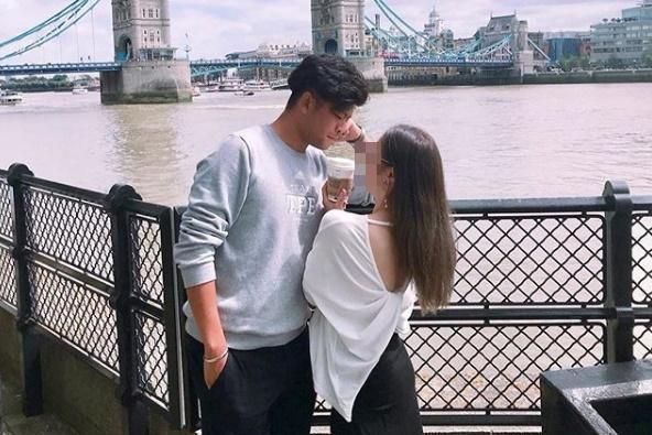 與張恒綿熱戀一年的謝政鵬在賽間得知噩耗仍堅強面對。(翻攝謝政鵬IG)