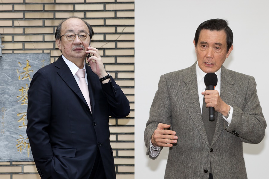 前總統馬英九洩密案今（22日）更一審開庭，馬英九與柯建銘兩人都親自應訊，柯建銘在開庭前指稱自己一定要射下馬英九這顆假太陽。