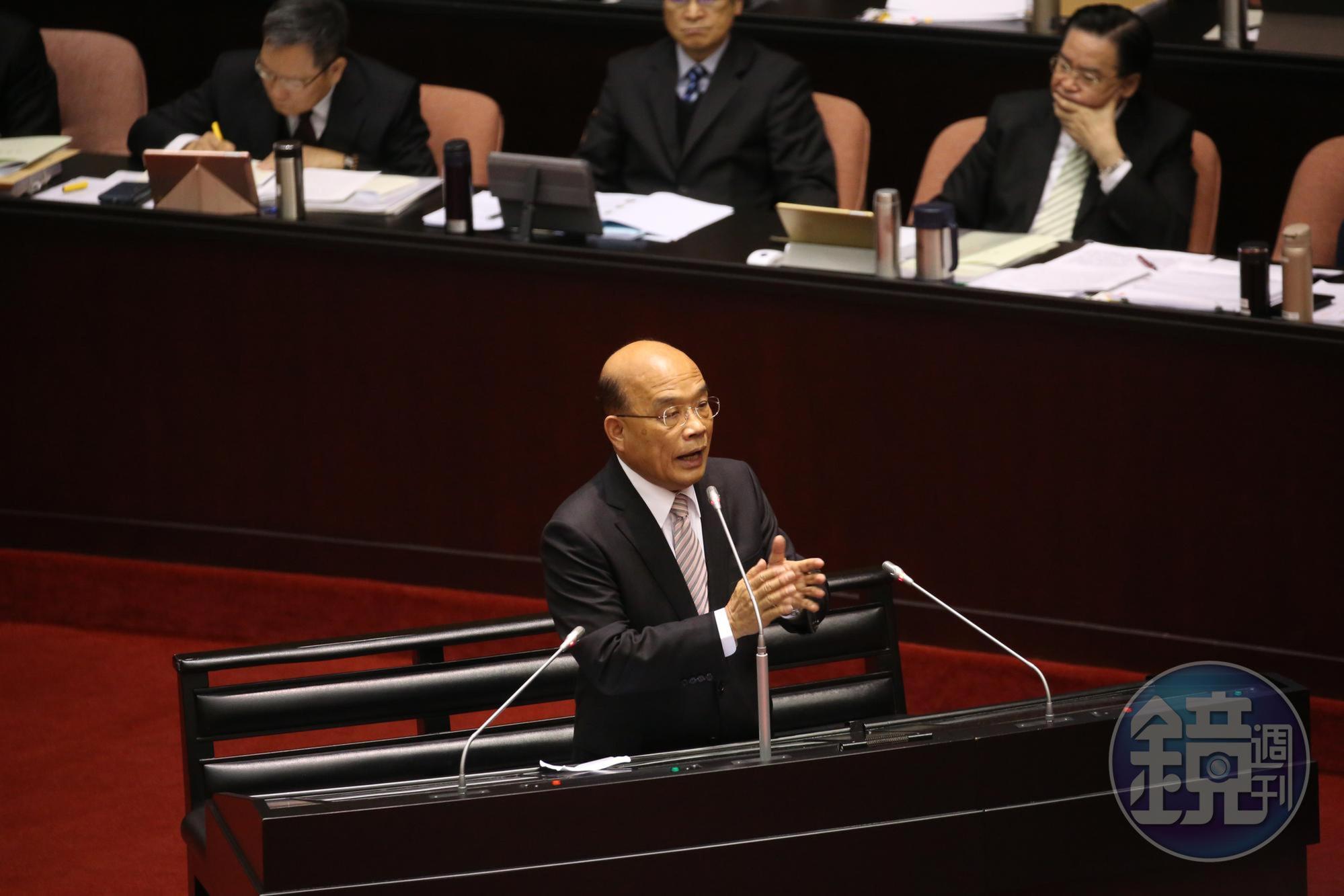 國民黨不斷提議簽署兩岸和平協議,行政院長蘇貞昌回應:英國簽了,還不是換來戰爭,有歷史借鏡不要重蹈覆轍。