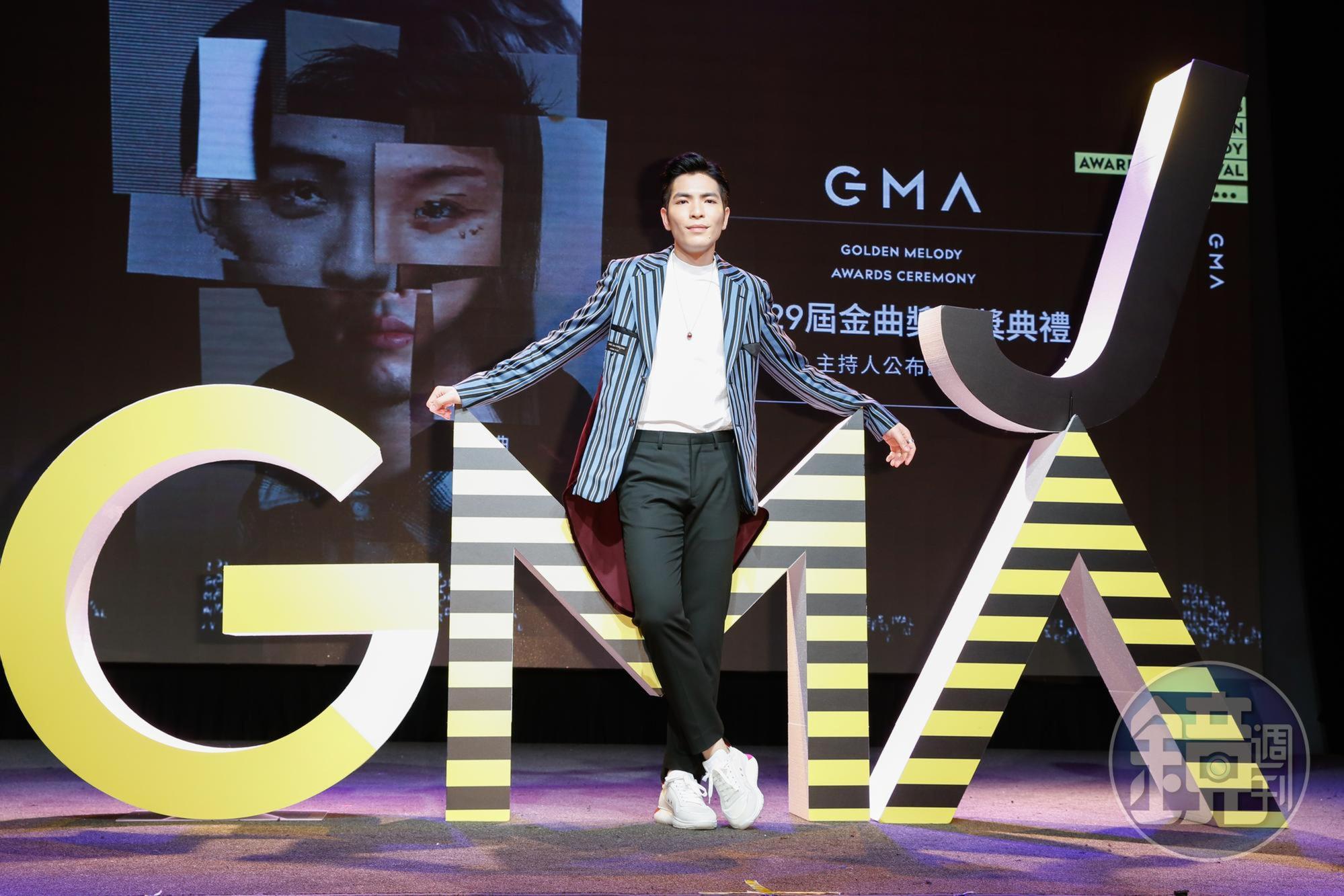 曾被封為省話一哥的蕭敬騰，去年扛下主持金曲獎重擔，俏皮的主持風格收穫不少好評。