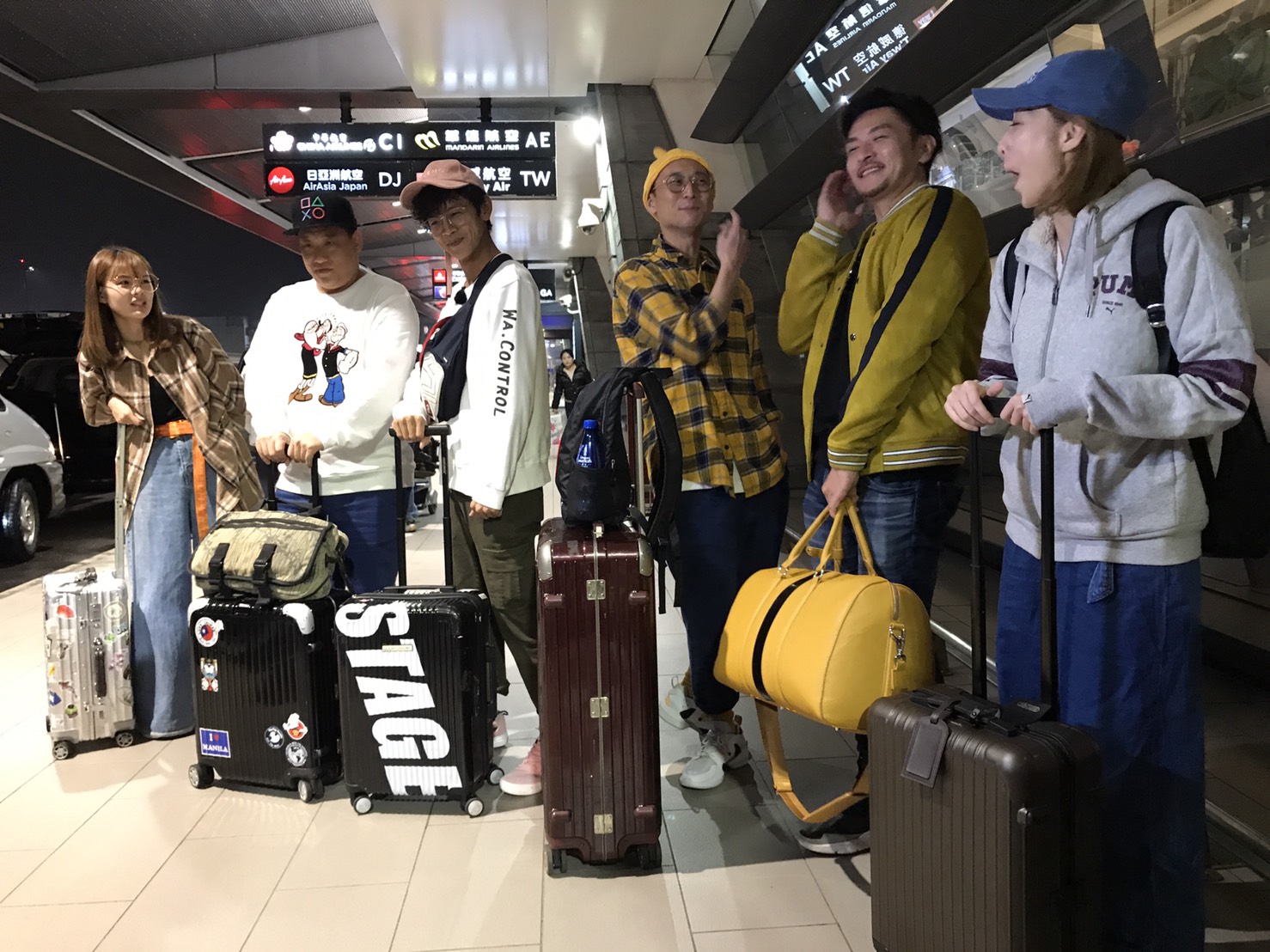 浩角翔起和夢多、阿龐等人，將分成二隊到香港PK競賽。（民視提供）