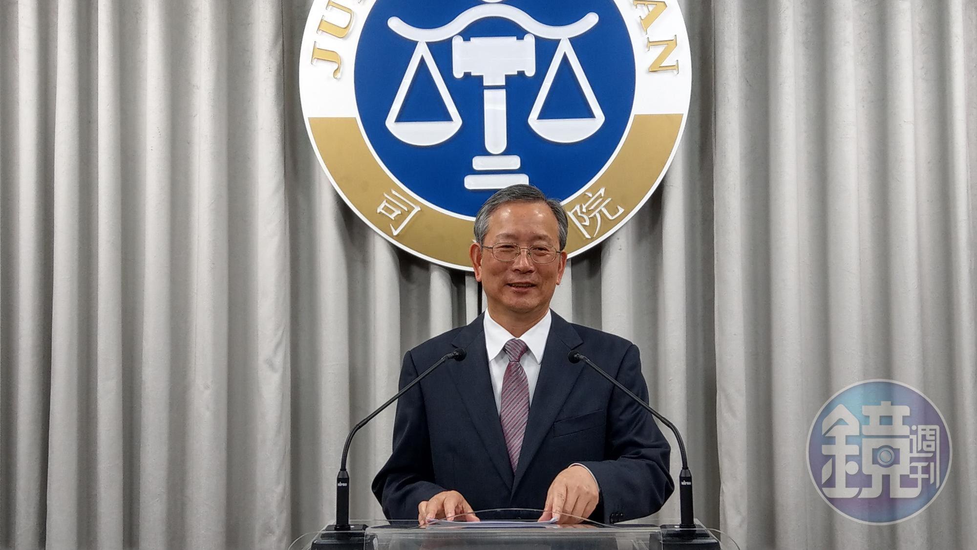 司法院祕書長呂太郎表示,大法官認為累犯加重其刑的規定不違憲。