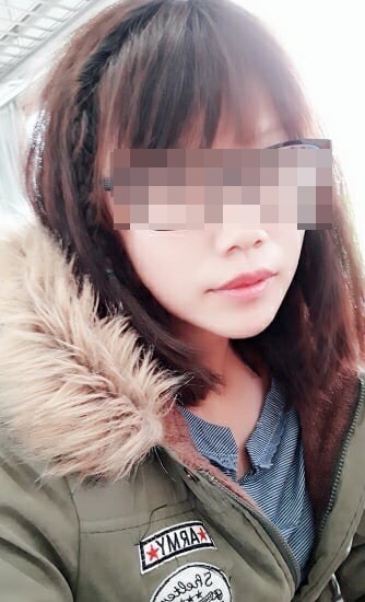 無故持刀傷人的林女。（翻攝臉書）