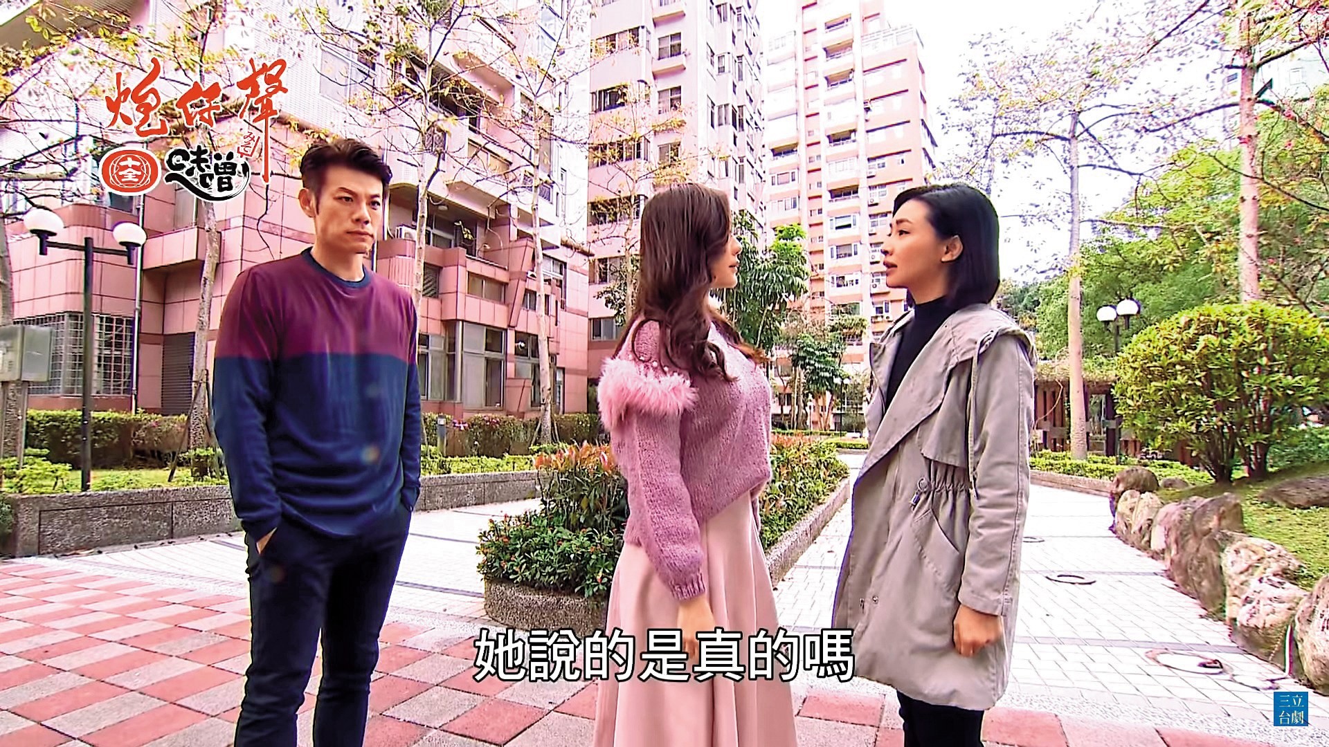 陳志強(左起)、王宇婕、吳婉君3人「正宮小三大亂鬥」戲碼,深受觀眾著迷,收視率也居高不下。