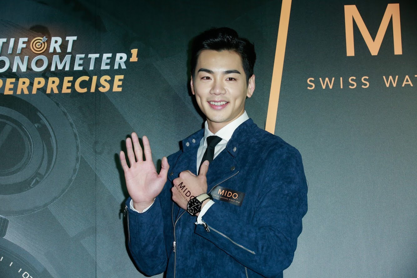 禾浩辰今（26日）帥氣出席腕錶記者會。