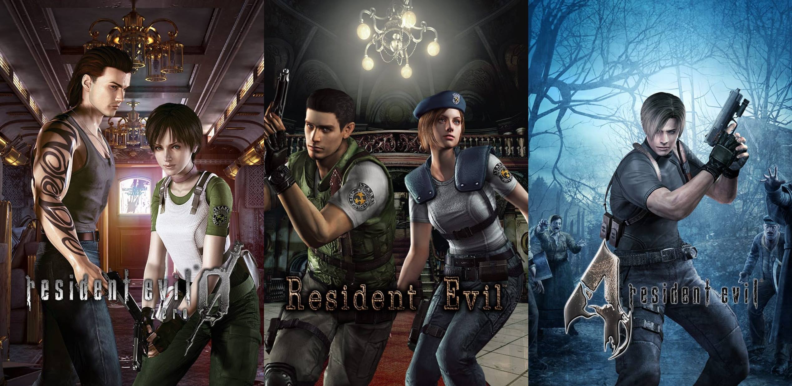 《惡靈古堡重製版》《惡靈古堡 0》以及《惡靈古堡 4》NS版將會在5月發售。（翻攝自CAPCOM Asia）