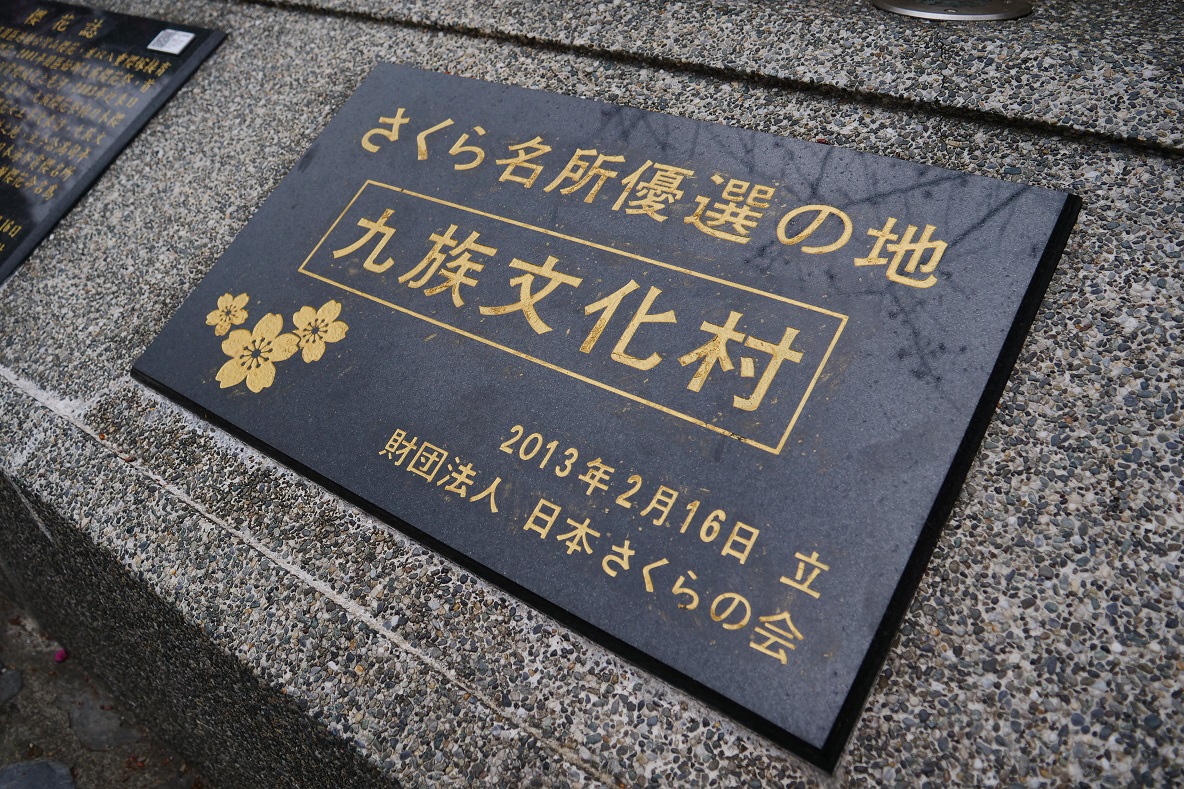 2013年日本櫻花協會將九族櫻花列為日本海外「櫻花名所優選之地」。 