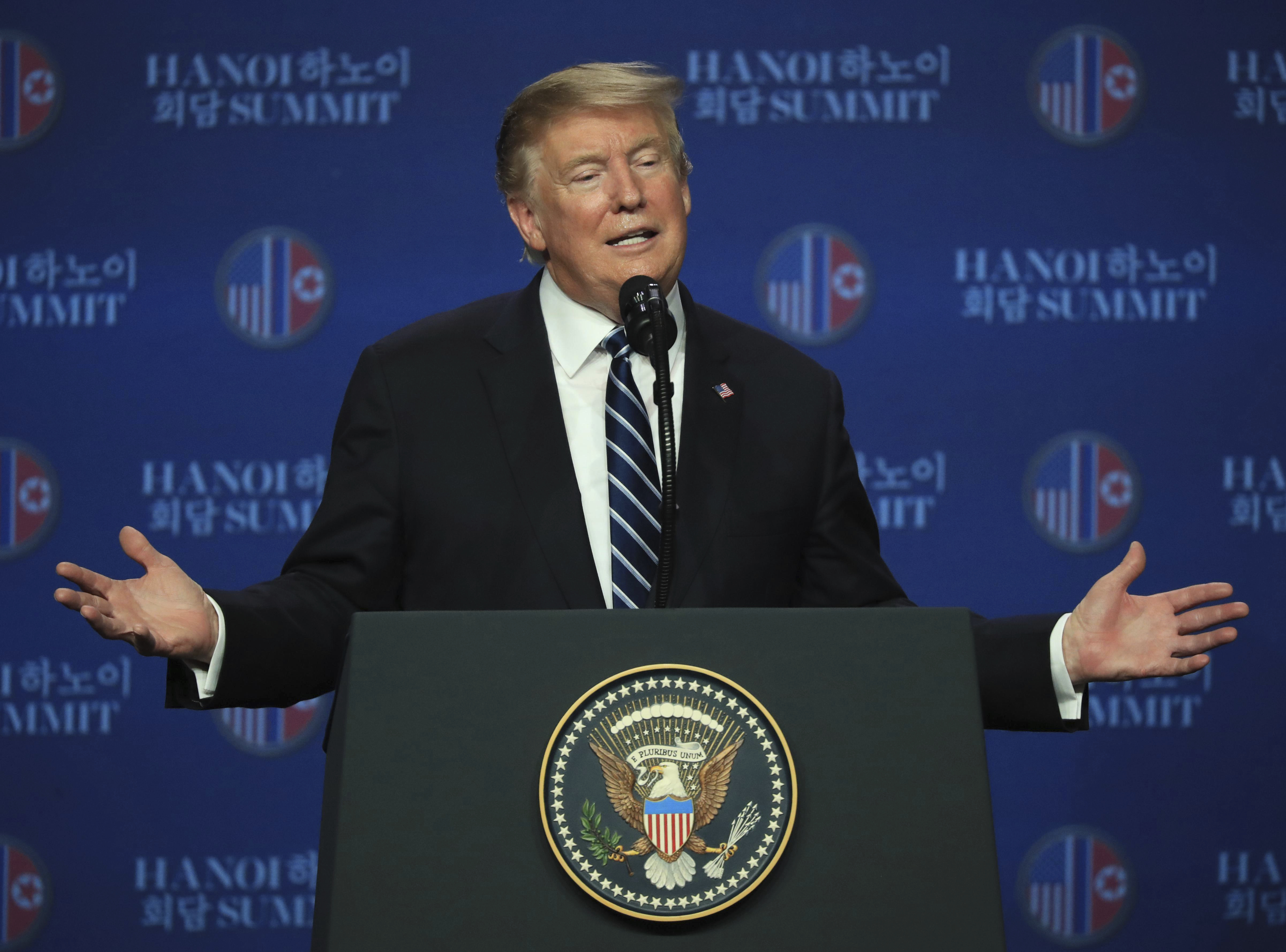 收視保證還有我大川普總統。（東方 IC）