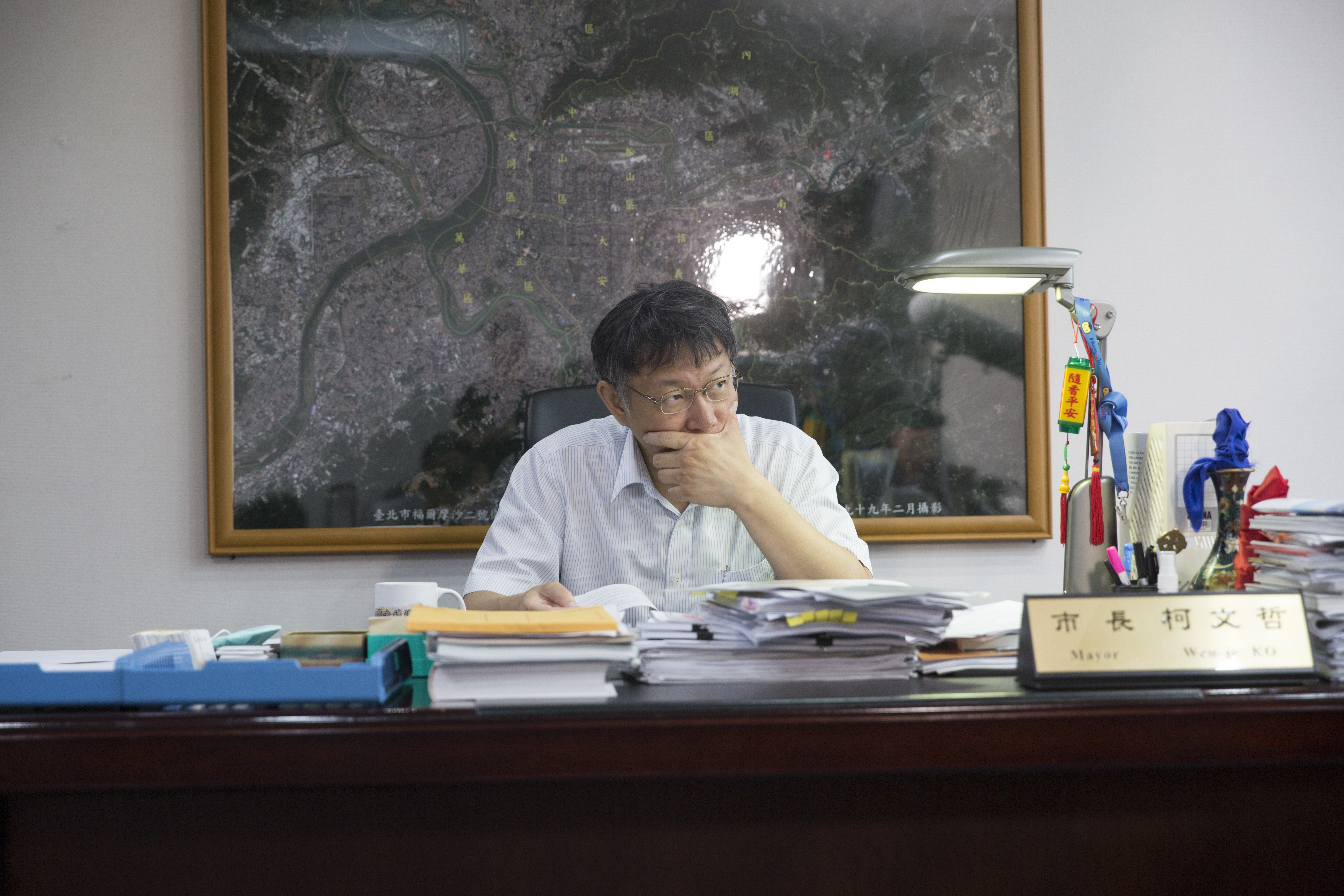 柯文哲談到韓國瑜參選後形成韓流，只花50天網路聲量就超越自己，他還形容現在已變為「極端政治」。（圖為資料照）