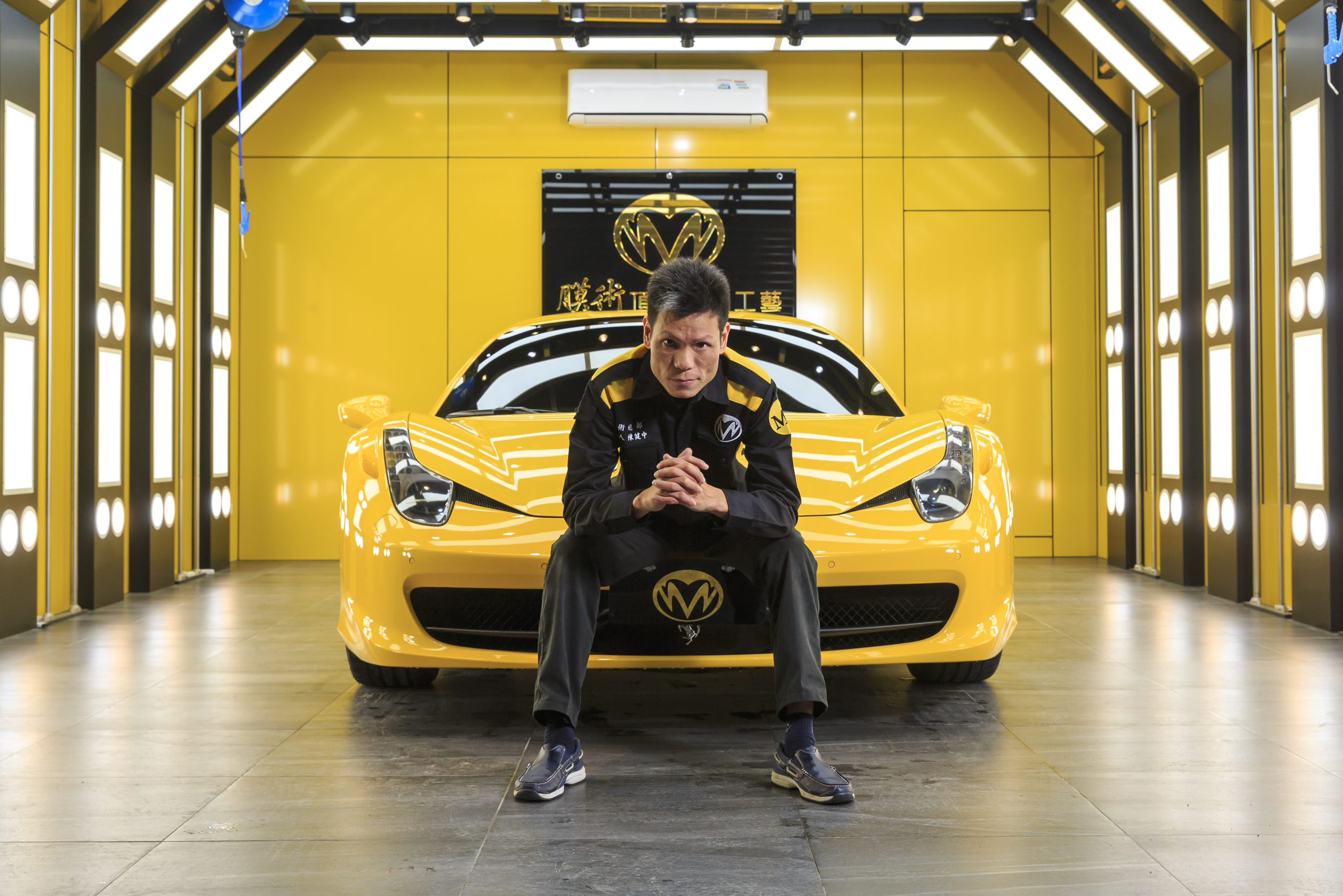 陳健中曾好心幫客人補刮痕，反被罵雞婆要求索賠，讓他相當無奈。