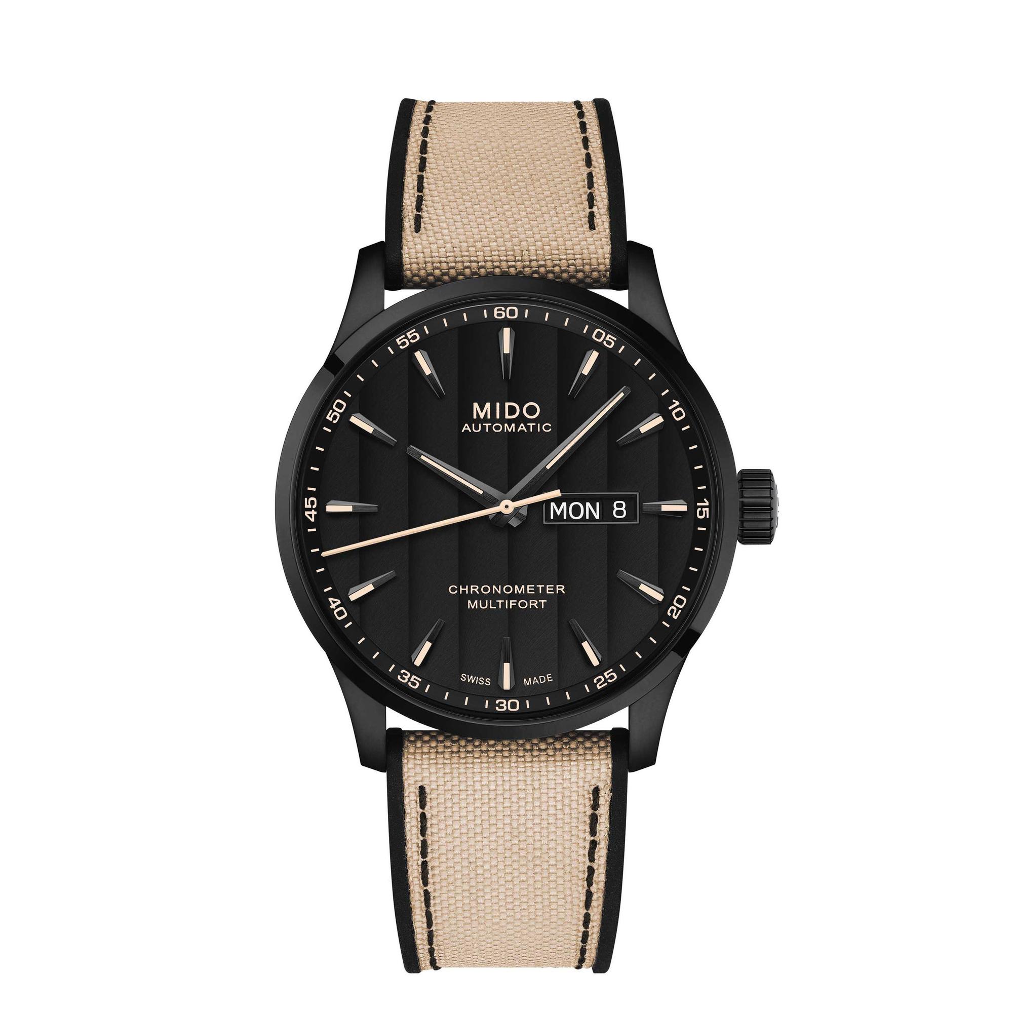 Multifort Chronometer先鋒系列新款，42mm PVD不鏽鋼錶殼，防水100米，定價NT$42,500。