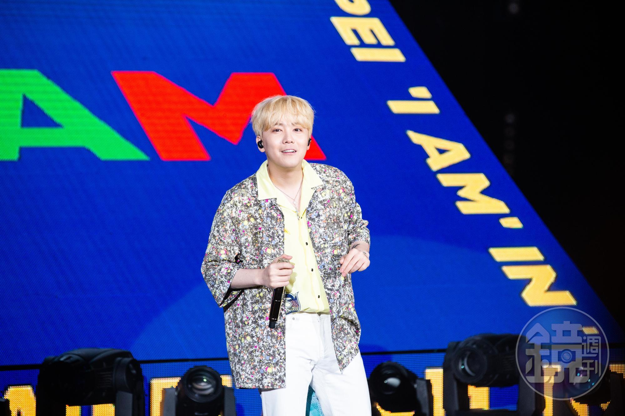 李洪基昨（2日）舉行《I AM》演唱會，當天也是他的生日。