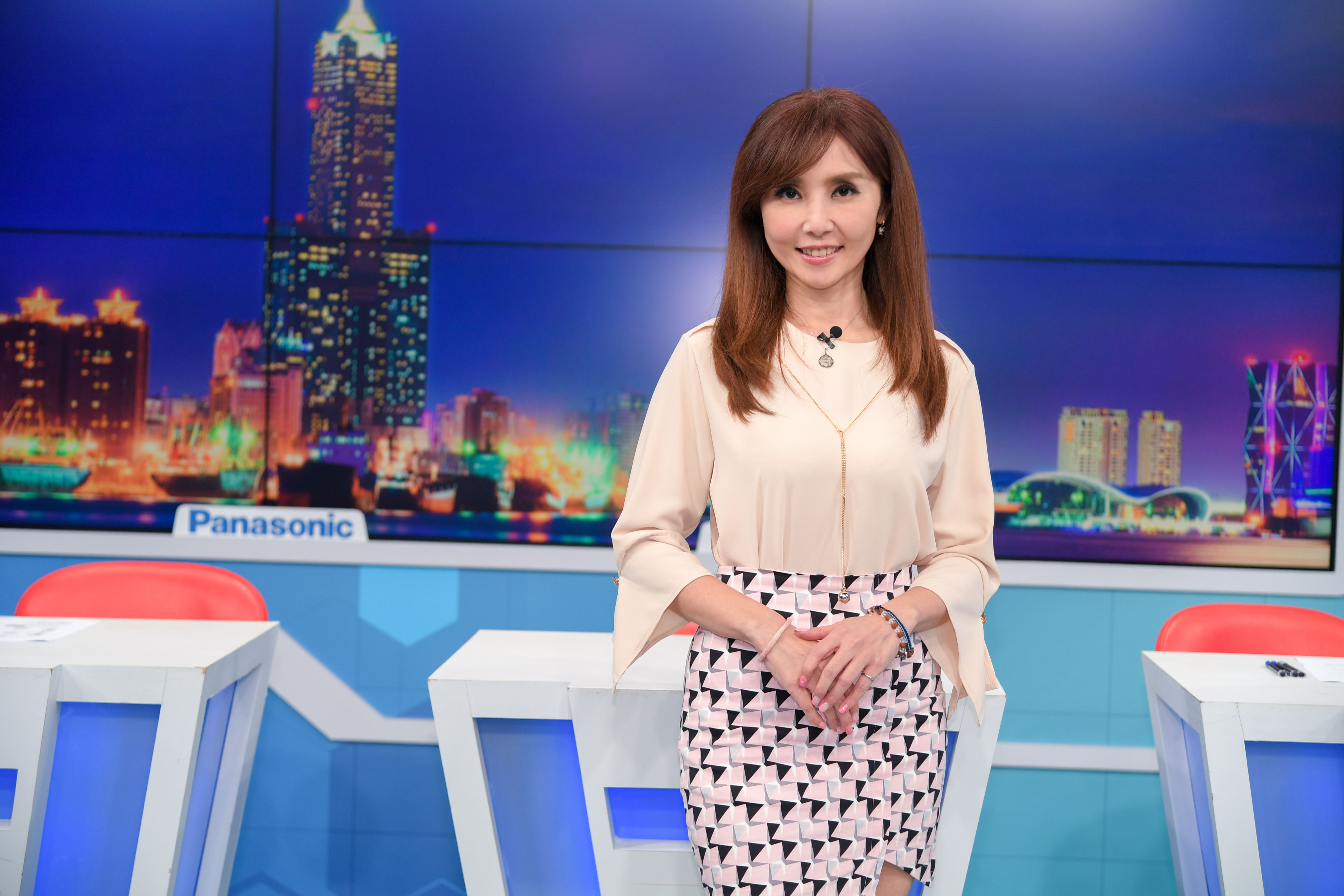 黃倩萍下週一起主持三立新聞《54新觀點  》。（三立提供）